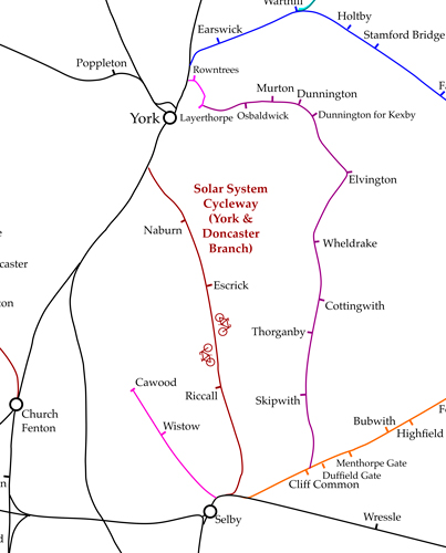 York & Doncaster Branch (Solar System Cycleway)