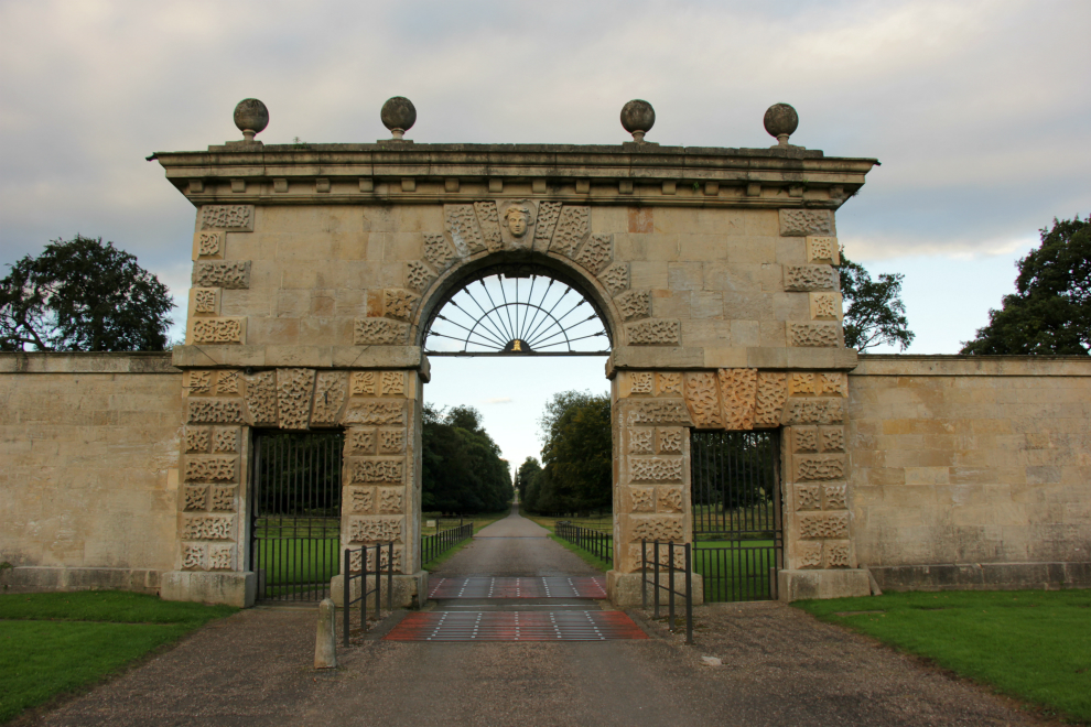 Arch at entrance to Studley Royal Deer Park