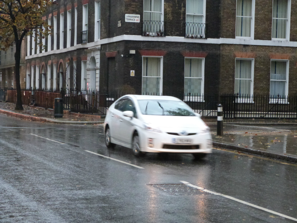 A Toyota Prius in London A Toyota Prius in London