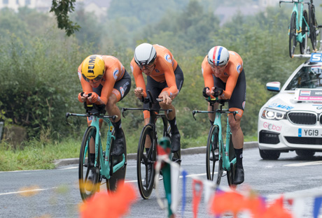 Dutch men, mixed TTT at the UCI 2019 Yorkshire Worlds