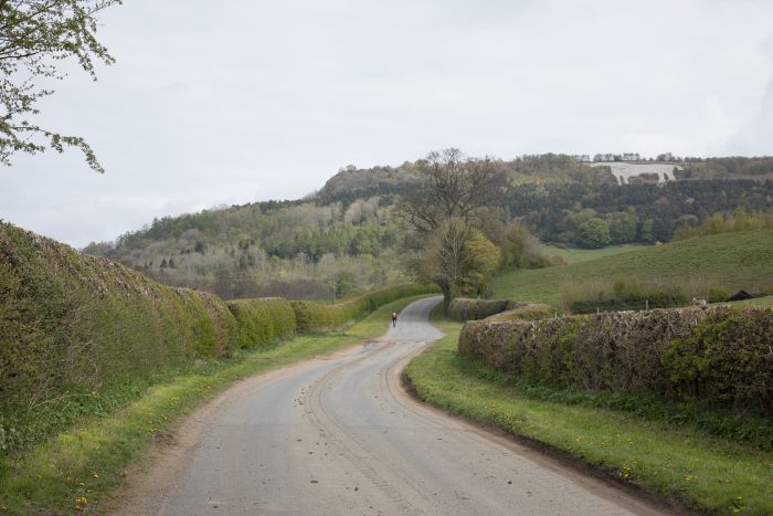 Riding towards the White Horse