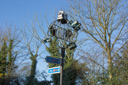 Decorative cycle sign, York
